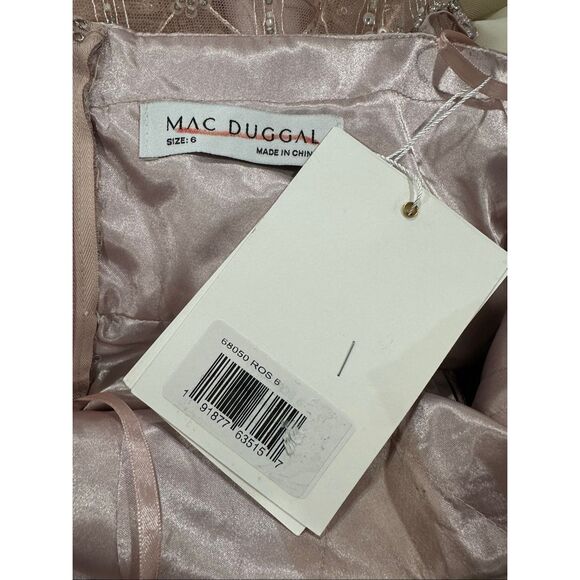 Mac Duggal Pink Rhinestone Embellished Sweetheart Neckline Gown US 6 $598 - Picture 11 of 11